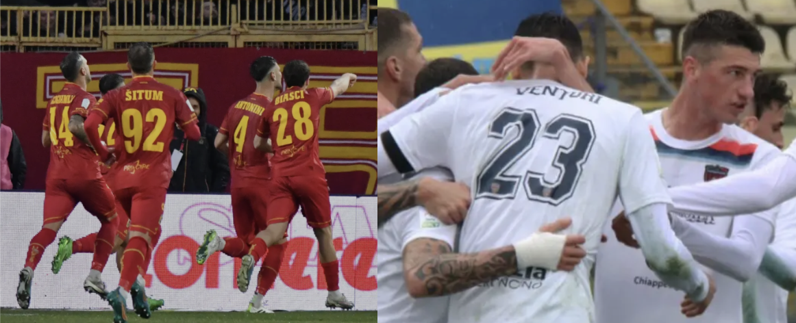 Catanzaro in rimonta contro l'Ascoli 3-2, il Cosenza ottiene un ottimo punto a Modena