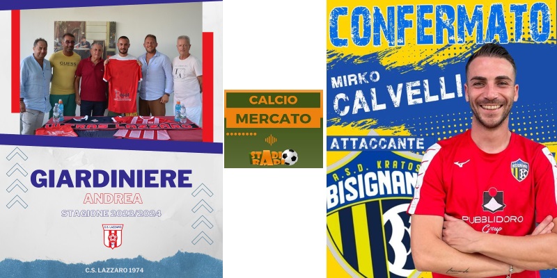 Ancora mercato dalla Prima Categoria con K. Bisignano e Lazzaro