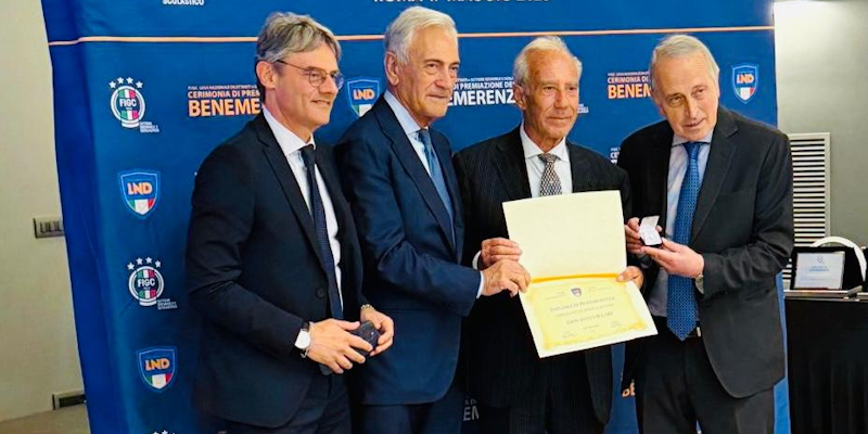 Benemerenza per Gianni Villari per i suoi 20 anni di attività come dirigente