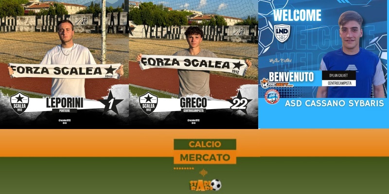 Promozione. Movimenti tra Jonio e Tirreno