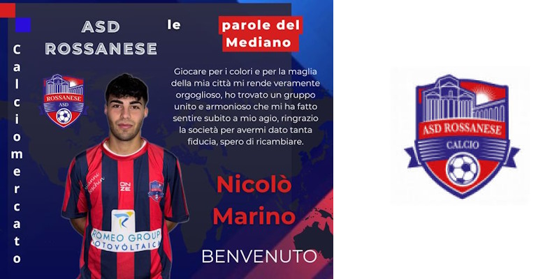 Rinforzo a centrocampo per la Rossanese
