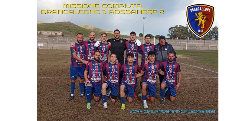 Brancaleone vincente contro la Rossanese