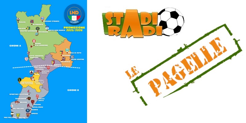 Promozione. Ecco il pagellone, con soli voti, per l'andata del torneo di Promozione