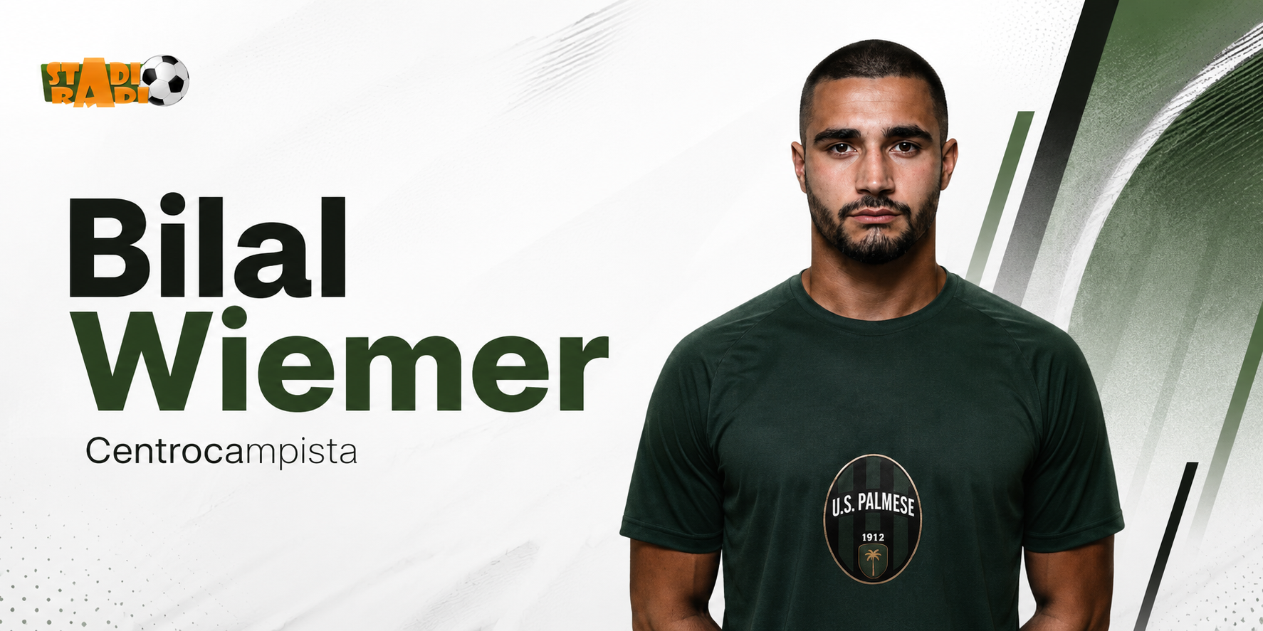 Palmese, colpo internazionale a centrocampo: ufficiale Bilal Wiemer
