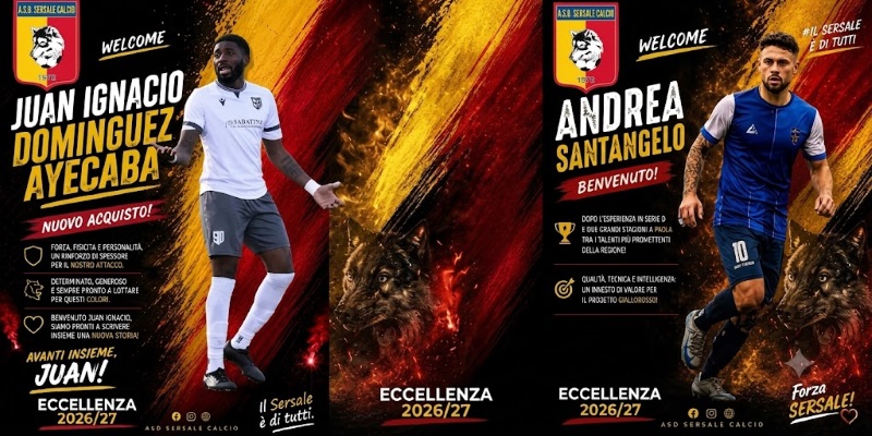 Sersale arrivano due colpi importanti